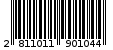 Γραμμωτός κωδικός 2811011901044