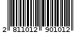 Γραμμωτός κωδικός 2811012901012