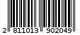 Γραμμωτός κωδικός 2811013902049