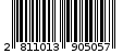 Γραμμωτός κωδικός 2811013905057
