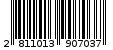 Γραμμωτός κωδικός 2811013907037