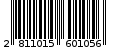 Γραμμωτός κωδικός 2811015601056