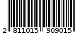 Γραμμωτός κωδικός 2811015909015