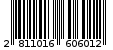 Γραμμωτός κωδικός 2811016606012