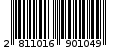 Γραμμωτός κωδικός 2811016901049