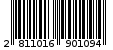 Γραμμωτός κωδικός 2811016901094