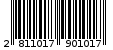 Γραμμωτός κωδικός 2811017901017