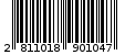 Γραμμωτός κωδικός 2811018901047