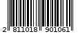 Γραμμωτός κωδικός 2811018901061