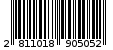Γραμμωτός κωδικός 2811018905052