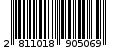 Γραμμωτός κωδικός 2811018905069