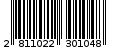Γραμμωτός κωδικός 2811022301048