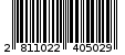 Γραμμωτός κωδικός 2811022405029