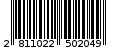Γραμμωτός κωδικός 2811022502049