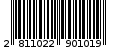 Γραμμωτός κωδικός 2811022901019
