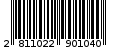 Γραμμωτός κωδικός 2811022901040