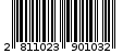 Γραμμωτός κωδικός 2811023901032