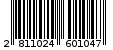 Γραμμωτός κωδικός 2811024601047