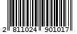 Γραμμωτός κωδικός 2811024901017