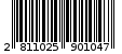 Γραμμωτός κωδικός 2811025901047