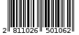 Γραμμωτός κωδικός 2811026501062