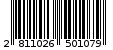 Γραμμωτός κωδικός 2811026501079