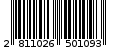 Γραμμωτός κωδικός 2811026501093