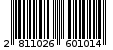 Γραμμωτός κωδικός 2811026601014